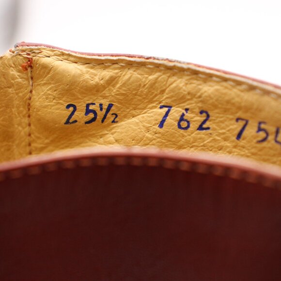 El Besserro Comfort Women's Mex 25.5 Western Ankle Boots Genuine Brown Leather - Picture 3 of 9